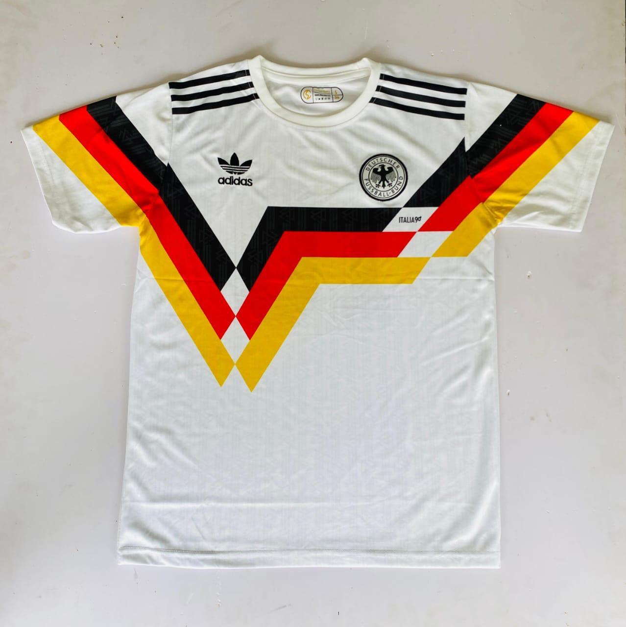 GERMANY DEUTSCHLAND 1990 Home Football Shirt Soccer Jersey