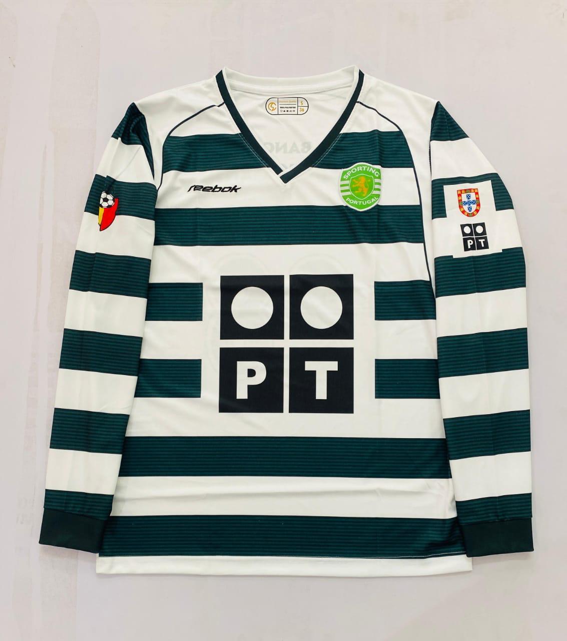 2001 - 2003 CR7 LISBON FULL SLEEVES LIMITED RETRO