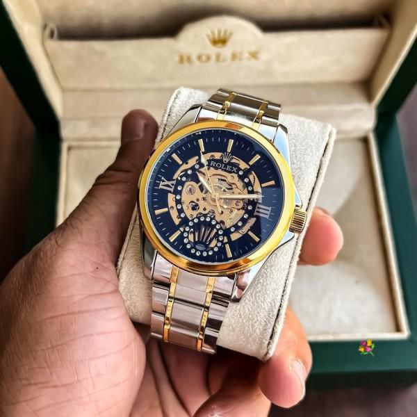 Rolex Fully automatic silver & gold