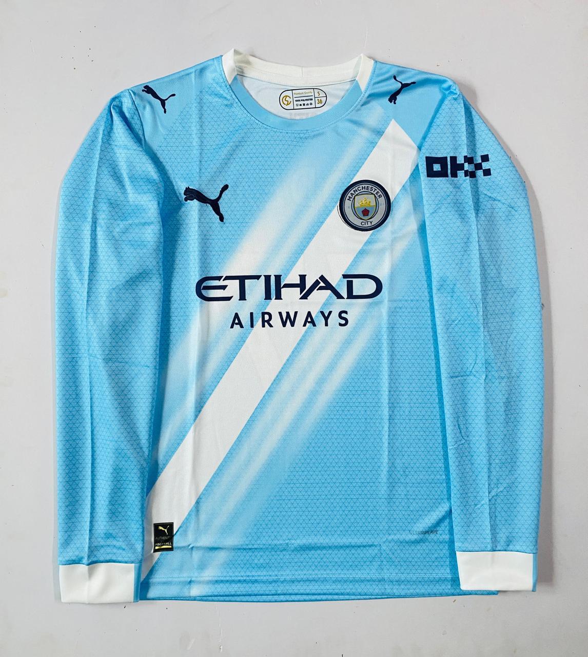 Manchester City 25/26 Long Sleeve Authentic Home