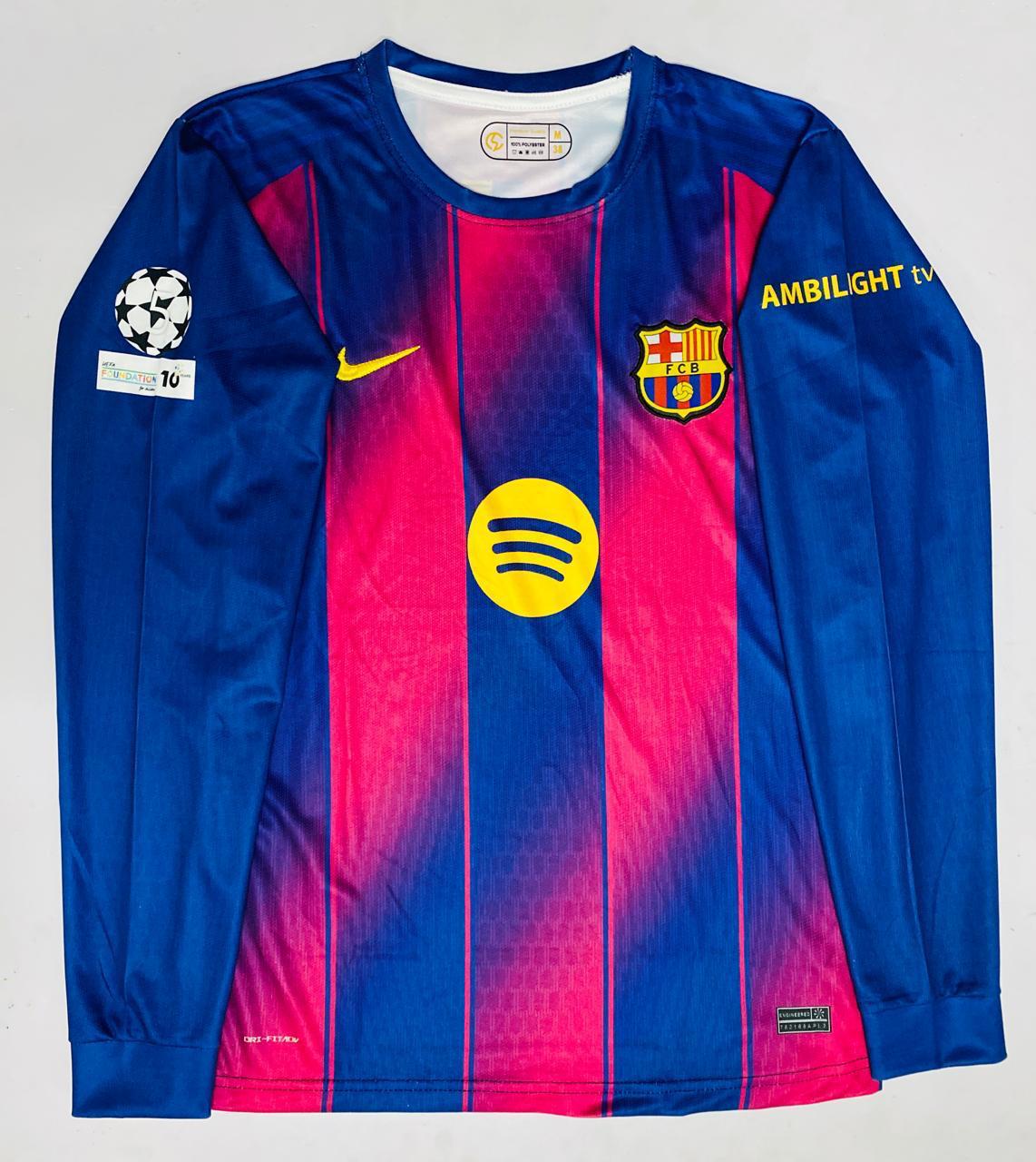 FC BARCELONA 25/26 HOME FULL SLEEVE
