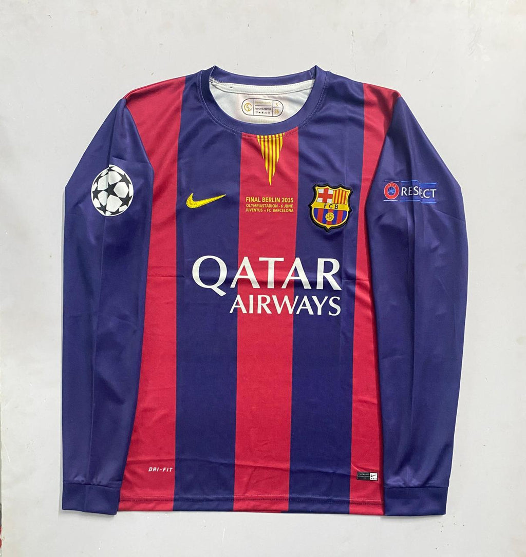 FC BARCELONA 2014/15 HOME FULL SLEVEE MESSI