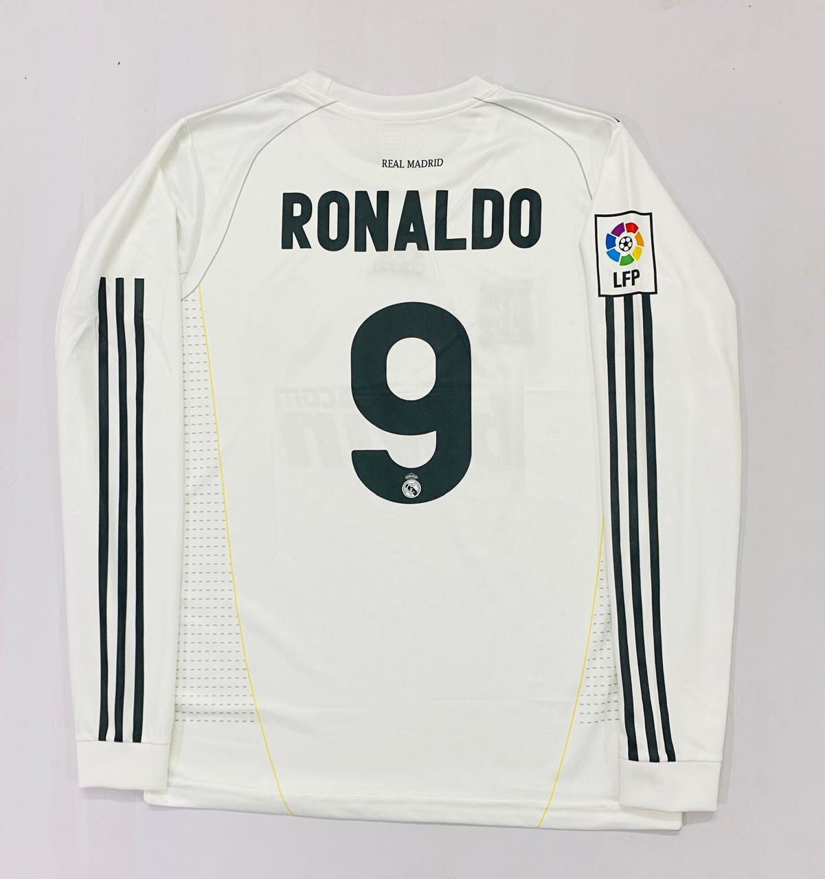 REAL MADRID 2009/10 HOME FULL SLEEVE