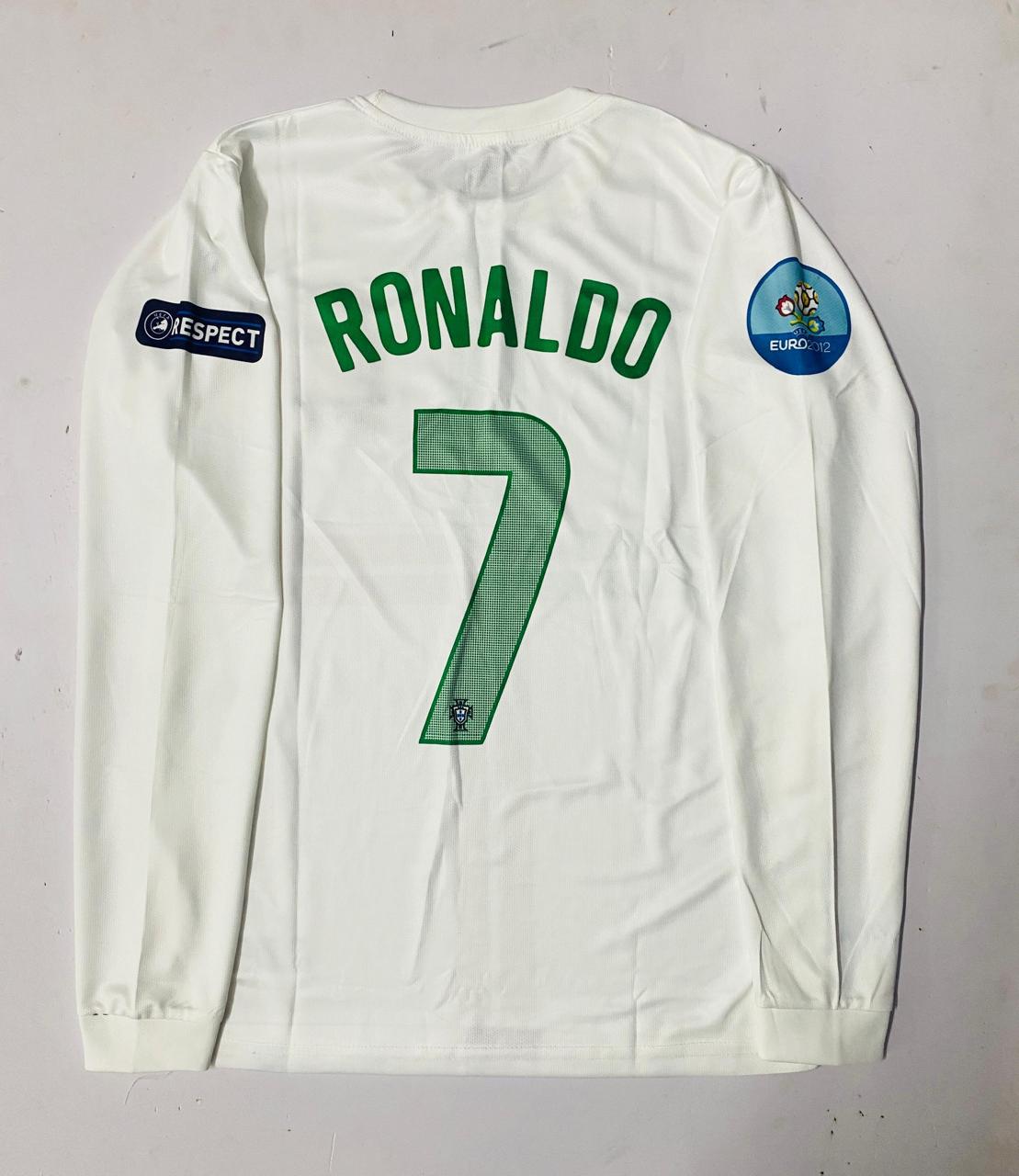 Portugal 2012 Away Soccer Long Sleeve Jersey