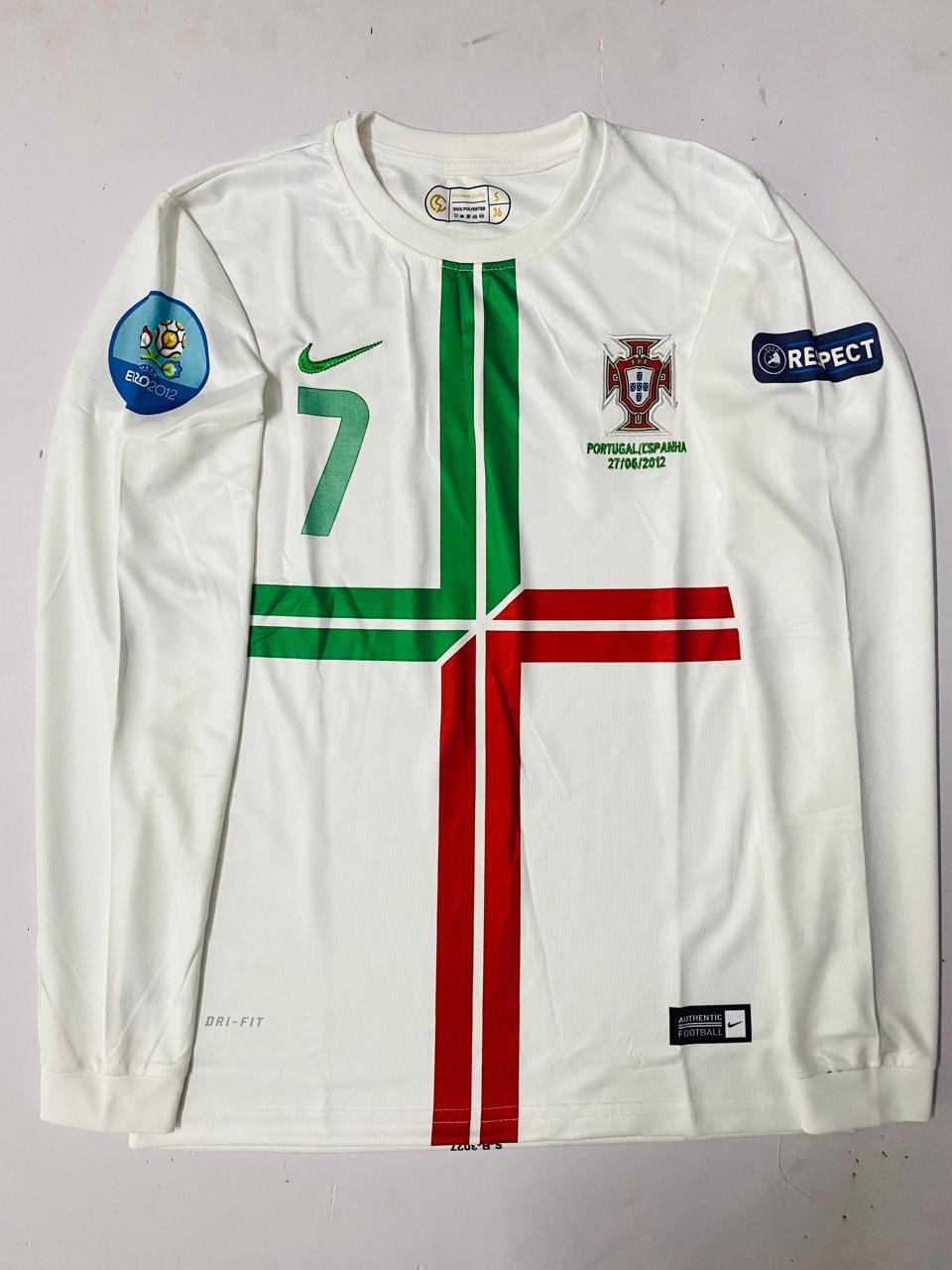 Portugal 2012 Away Soccer Long Sleeve Jersey