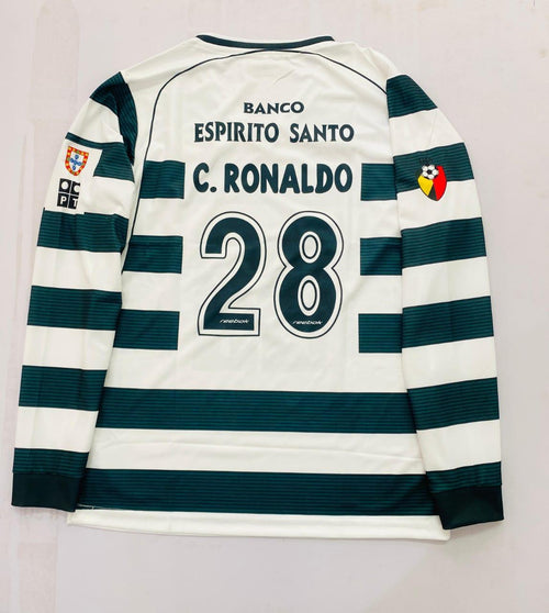 2001 - 2003 CR7 LISBON FULL SLEEVES LIMITED RETRO