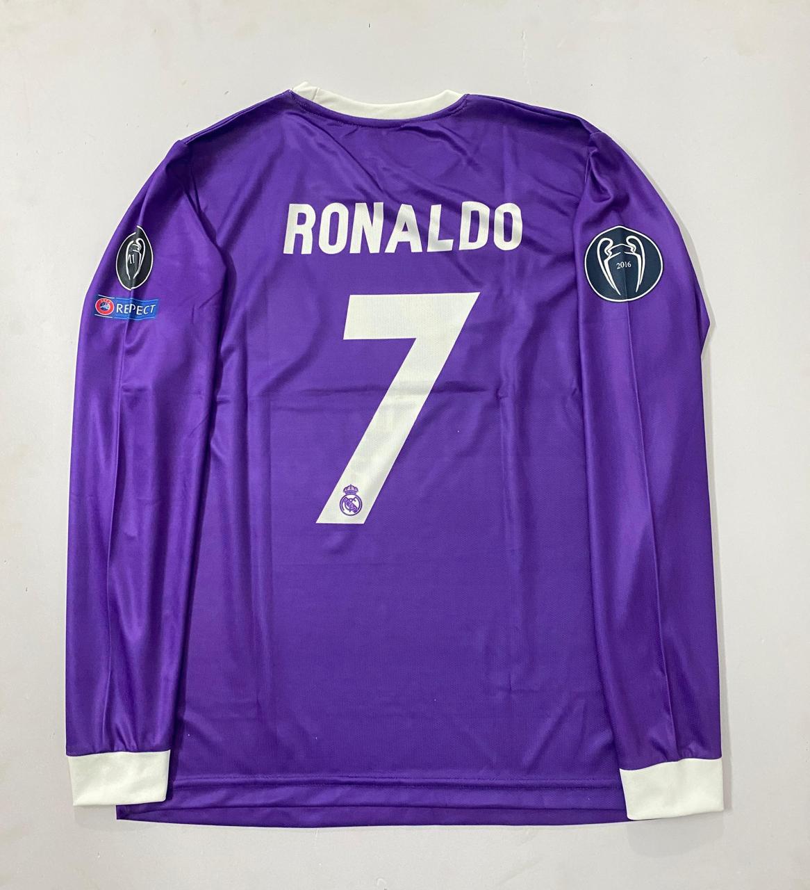 RONALDO PORTUGAL BLACK RETRO JERSEY
