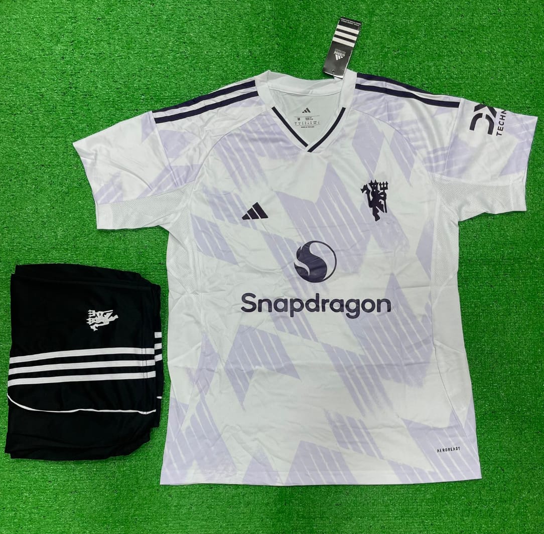 Manchester United Authentic Away Jersey Shirt 2025/26 DRYFIT FABRIC