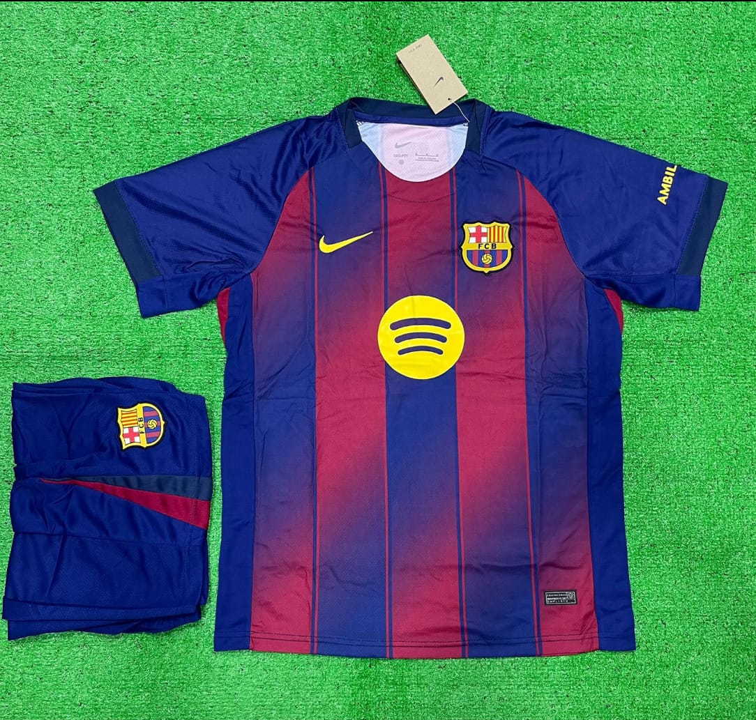 Barcelona Home Jersey 2025/26 DRYFIT FABRIC