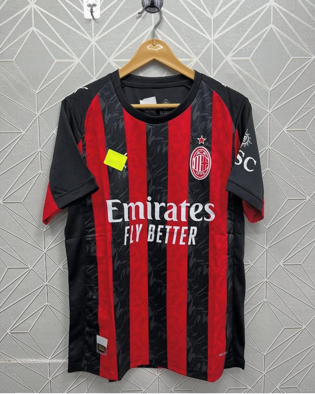 Football Jersey AC Milan Home DRYFIT FABRIC