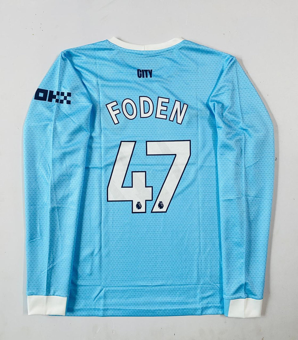 Manchester City 25/26 Long Sleeve Authentic Home