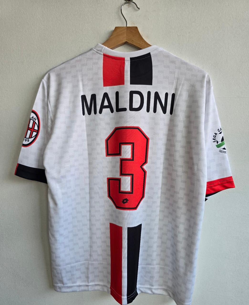 Five sleeve ac milan away Maldini 2017 jersey