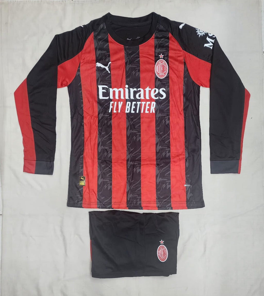 AC MILAN FULL SLEEVES FAN VERSION WITH SHORTS