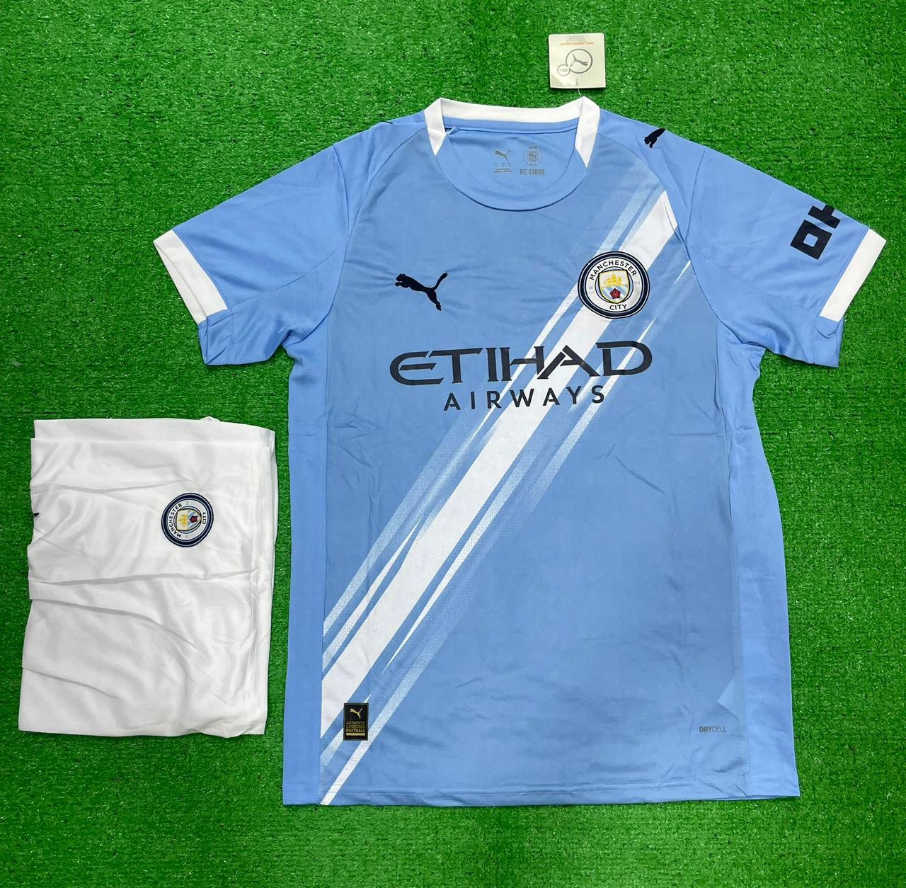 MANCHESTER CITY FAN VERSION WITH SHORTS
